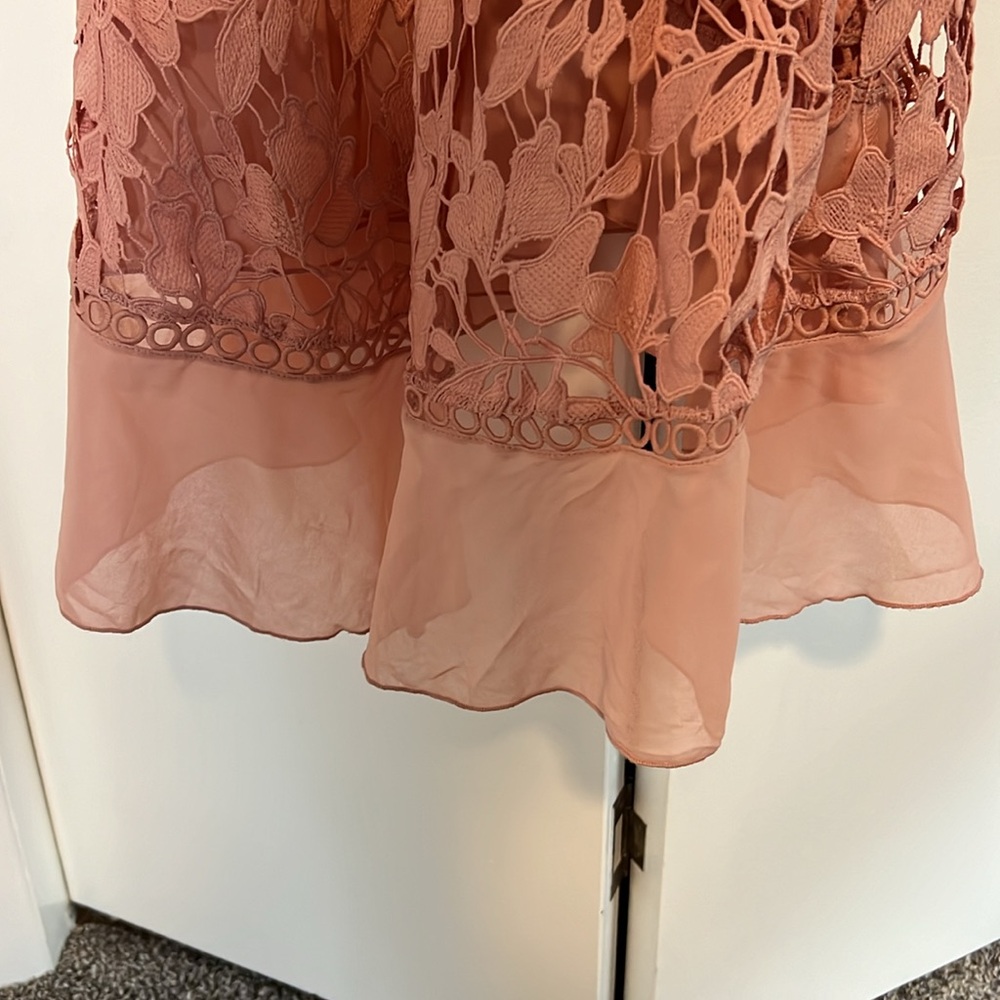 ASOS Blush lace dress Size 10 NWT - Picture 7 of 8